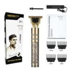 T9 Vintage USB Premium Hair & Shaving Trimmer - Image 3